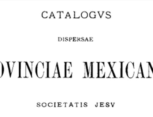 A Window into Jesuit History: The British Jesuit Archives Catalogue Donation